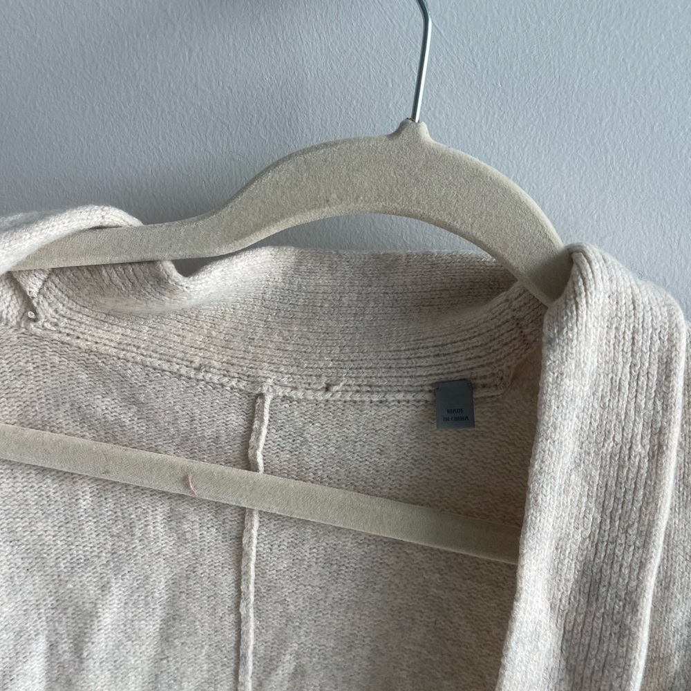 Vince Wool Cashmere Cream Cardigan - Picture 6 of 10